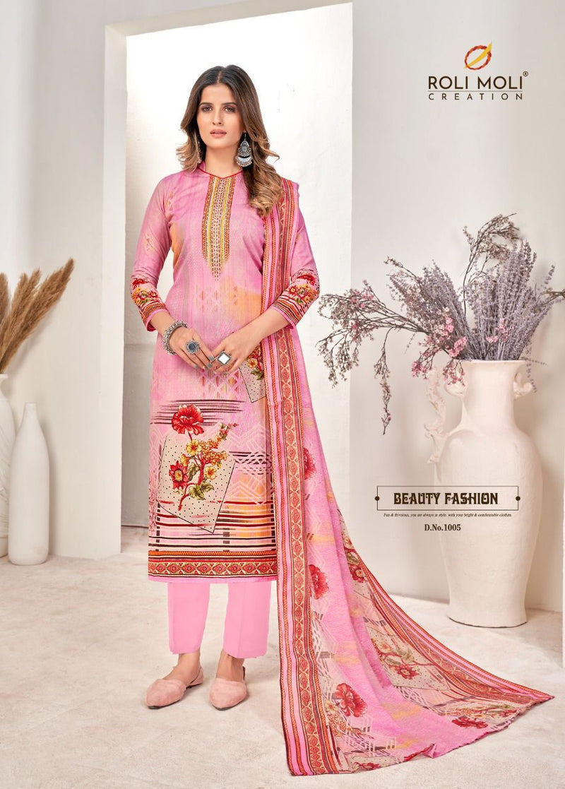 Roli Moli Creation Pandora Cotton Fancy Printed Festive Wear Salwar Suits