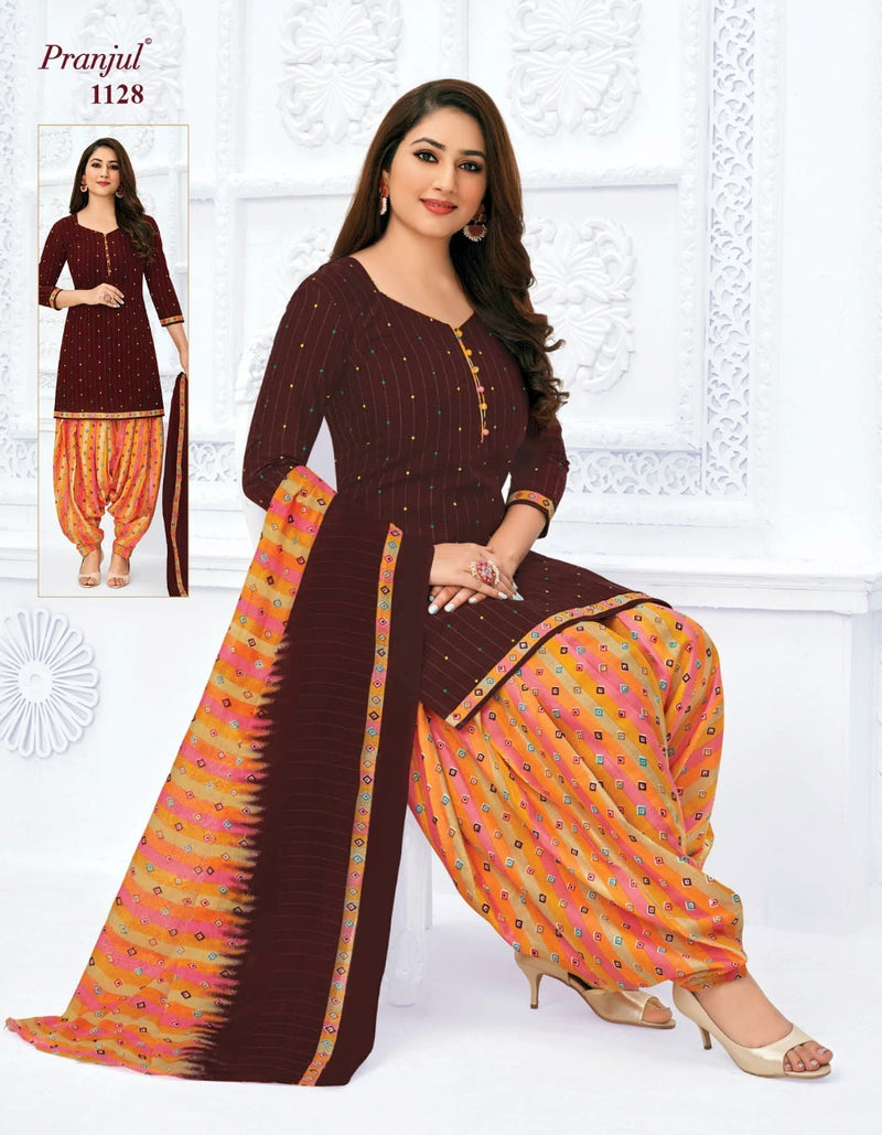 Pranjul Fashion Pankauri Vol 1 Cotton Printed Festive Wear Ready Made Salwar Suits