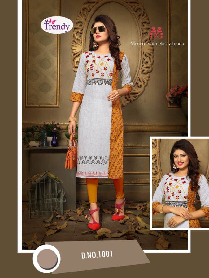 Trendy Pankhudi Vol 1 Fancy Cotton Printed Casual Wear Kurtis