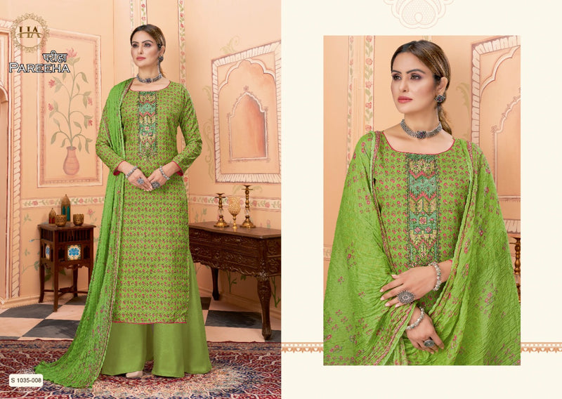 Harshit Pareeha Viscose With Printed Work Stylish Designer Festive Wear Fancy Salwa Kameez