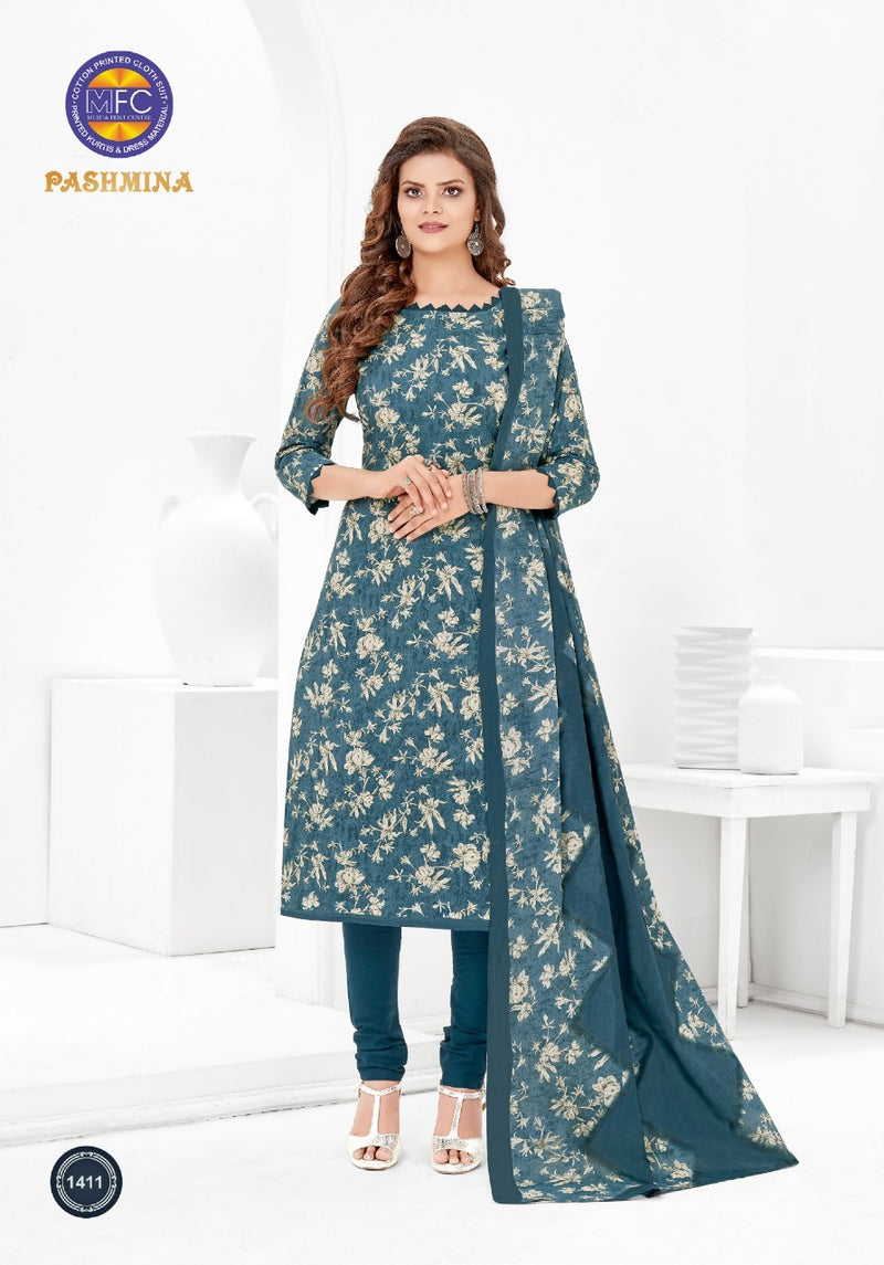 MFC Pashmina Vol 14 Cotton Printed Festive Wear Salwar Suits