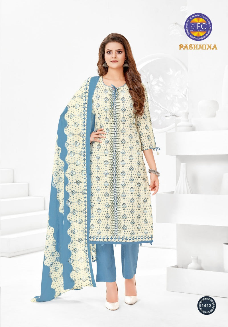 MFC Pashmina Vol 14 Cotton Printed Festive Wear Salwar Suits
