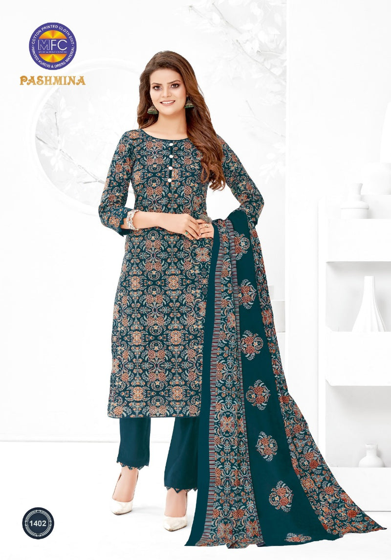 MFC Pashmina Vol 14 Cotton Printed Festive Wear Salwar Suits