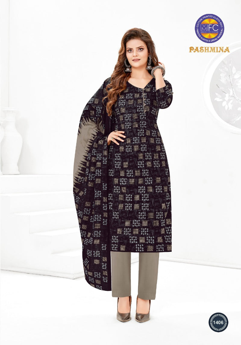 MFC Pashmina Vol 14 Cotton Printed Festive Wear Salwar Suits