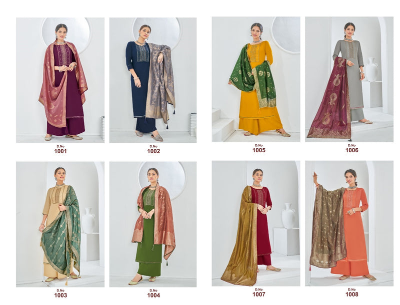 Suryajyoti Pasoori Vol 1 Jam Satin Embroidered Designer Festive Wear Salwar Suits