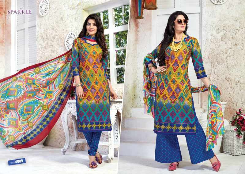 Patidar Mills Sparkle Vol 4  Fabric Salwar Suit In Cotton