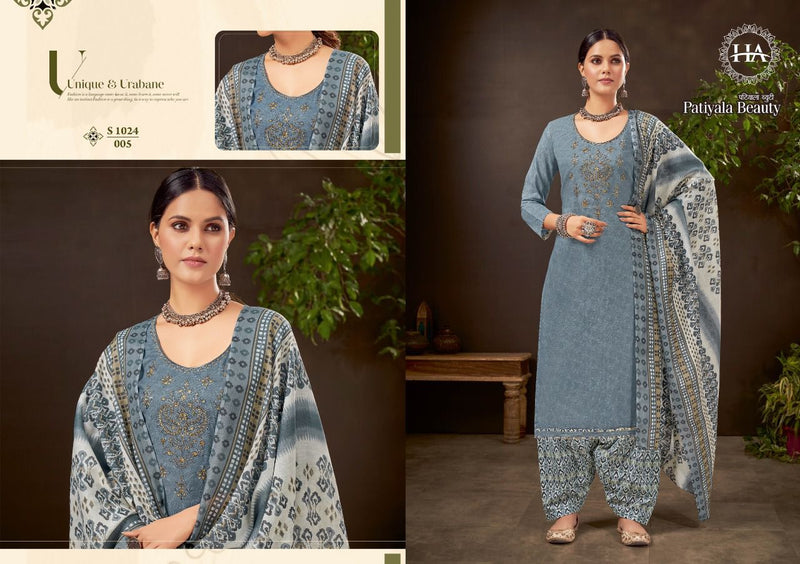 Harshit Fashion Dno 01 To 010 Cotton Printed Work Stylish Designer Party Wear Salwar Suit