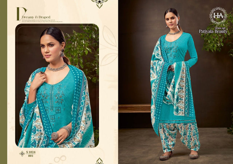 Harshit Fashion Dno 01 To 010 Cotton Printed Work Stylish Designer Party Wear Salwar Suit