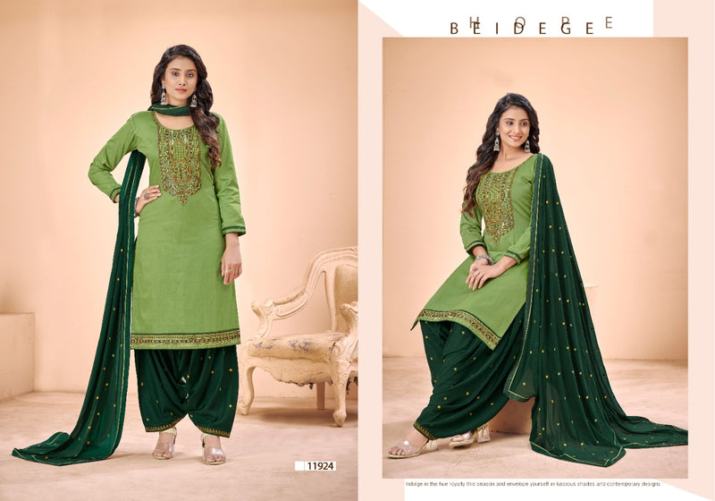 Panch Ratna Patiyala House Jam Silk Embroidered Patiyala Style Party Wear Salwar Suits