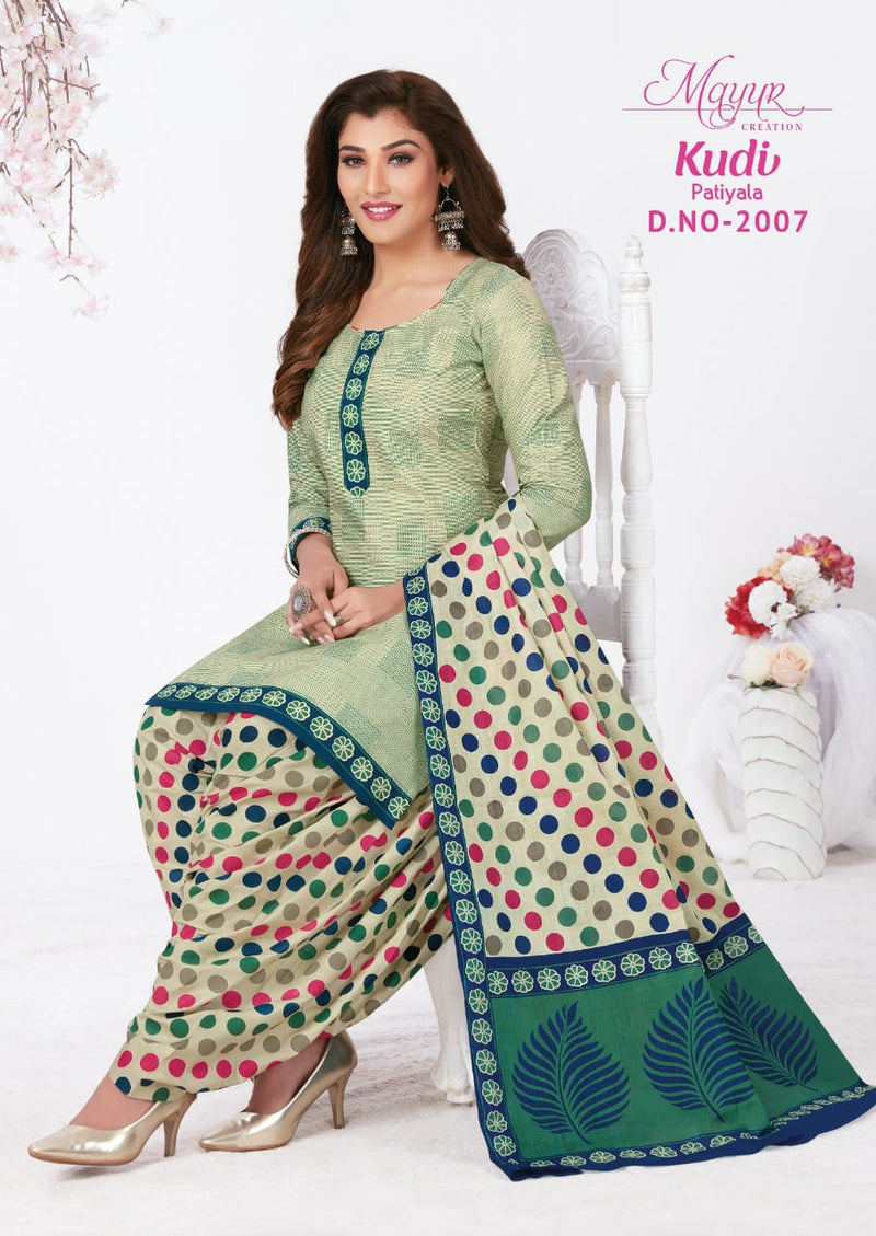 Mayur Creation Kudi Patiyala Vol 2 Pure Cotton Festive Wear Patiyala Style Salwar Kameez