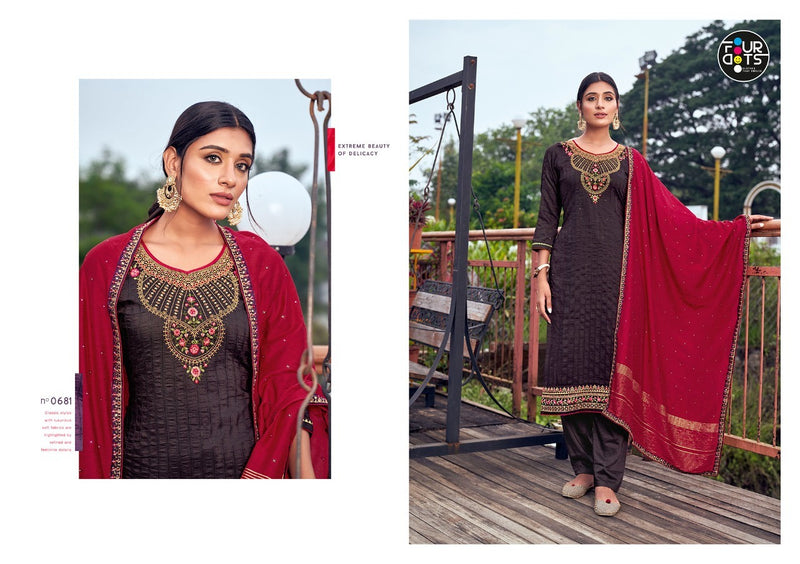 Four Dots Pihu Vol 2 Parampara Weaving With Sequence Designer Salwar Suits