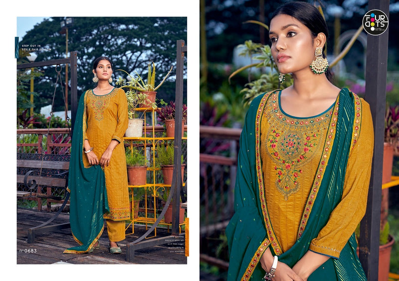 Four Dots Pihu Vol 2 Parampara Weaving With Sequence Designer Salwar Suits