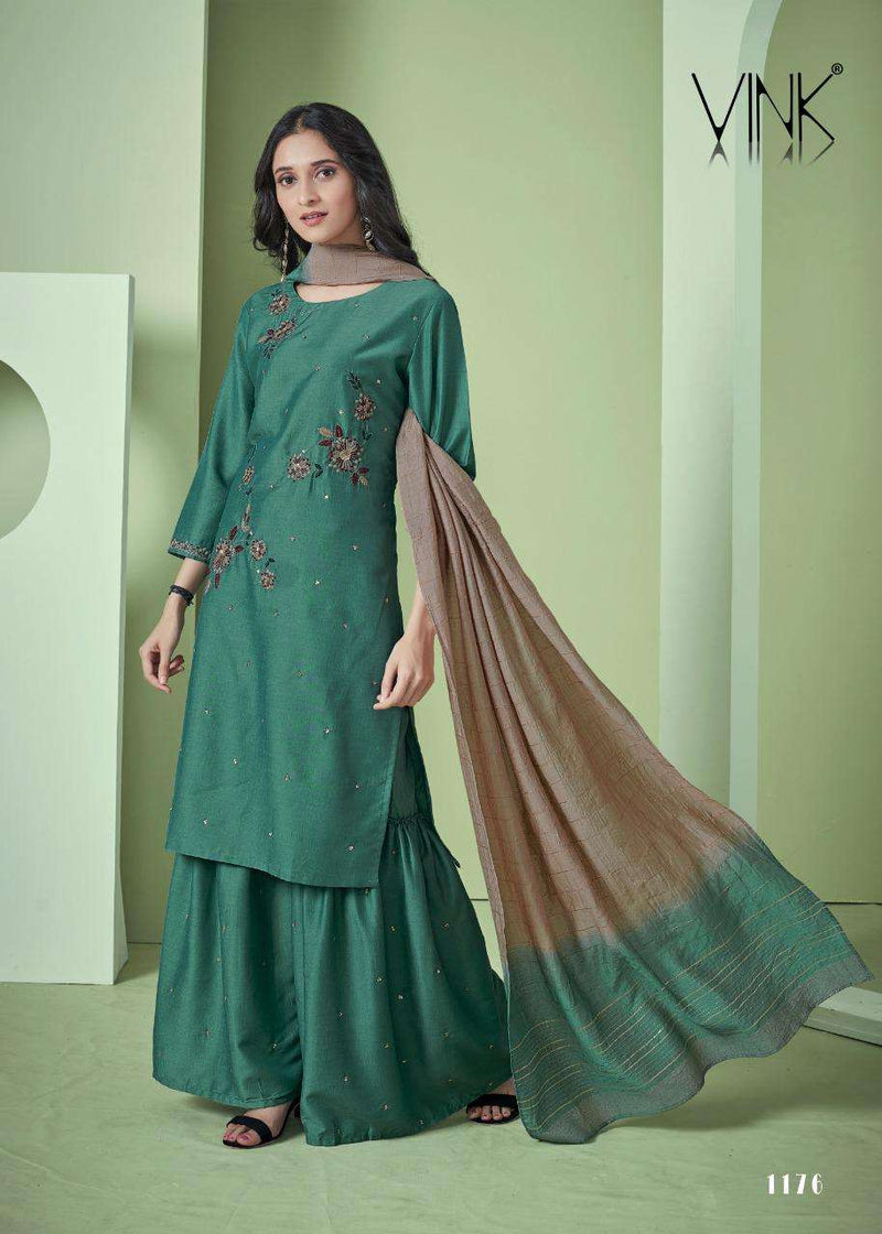 Vink Pristine Silk Designer Ready Made Party Wear Salwar Suits