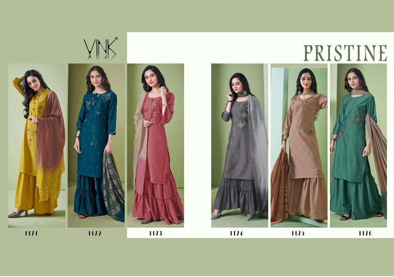Vink Pristine Silk Designer Ready Made Party Wear Salwar Suits