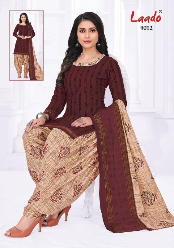 Laado Priti Patiyala Vol 9 Cotton Printed Patiyala Style Salwar Suits
