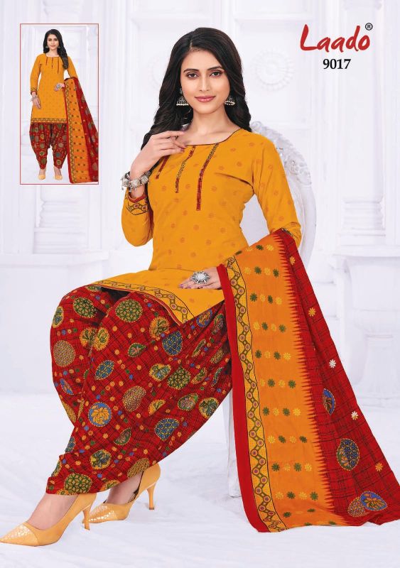 Laado Priti Patiyala Vol 9 Cotton Printed Patiyala Style Salwar Suits