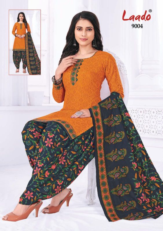 Laado Priti Patiyala Vol 9 Cotton Printed Patiyala Style Salwar Suits