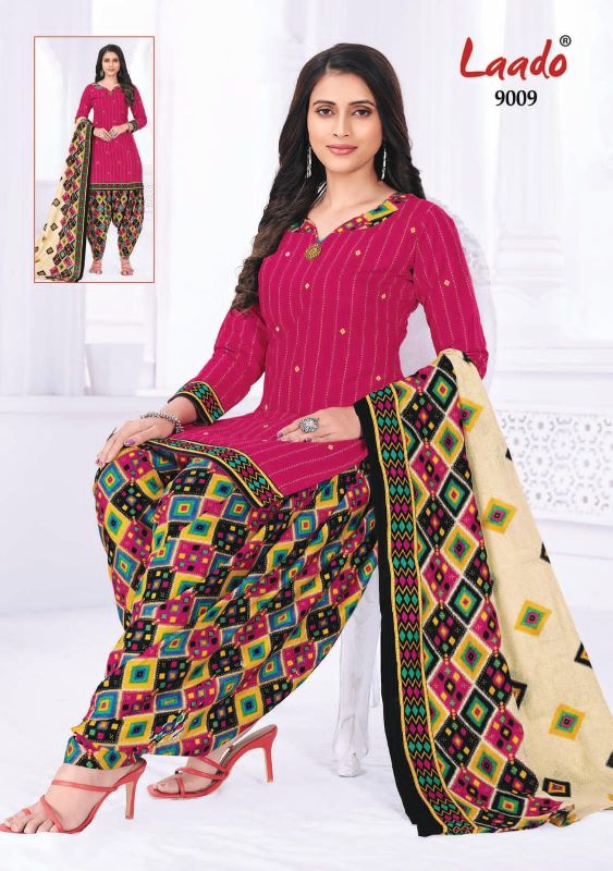Laado Priti Patiyala Vol 9 Cotton Printed Patiyala Style Salwar Suits