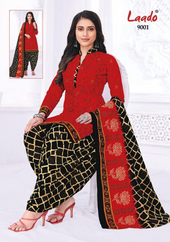 Laado Priti Patiyala Vol 9 Cotton Printed Patiyala Style Salwar Suits