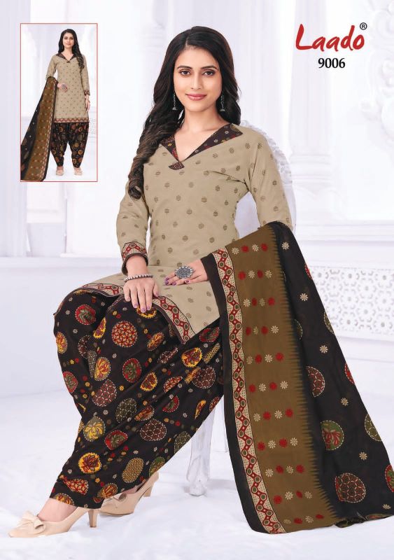 Laado Priti Patiyala Vol 9 Cotton Printed Patiyala Style Salwar Suits