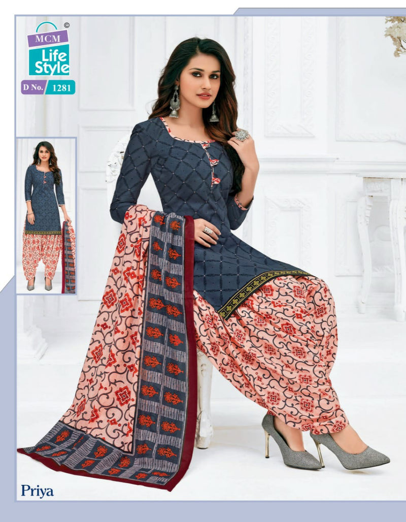 Mcm Priya Vol 12 Cotton Causal Wear Salwar Suit