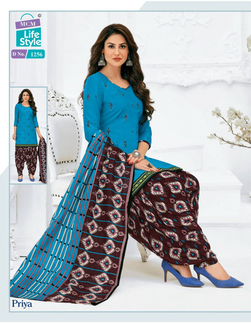 Mcm Priya Vol 12 Cotton Causal Wear Salwar Suit