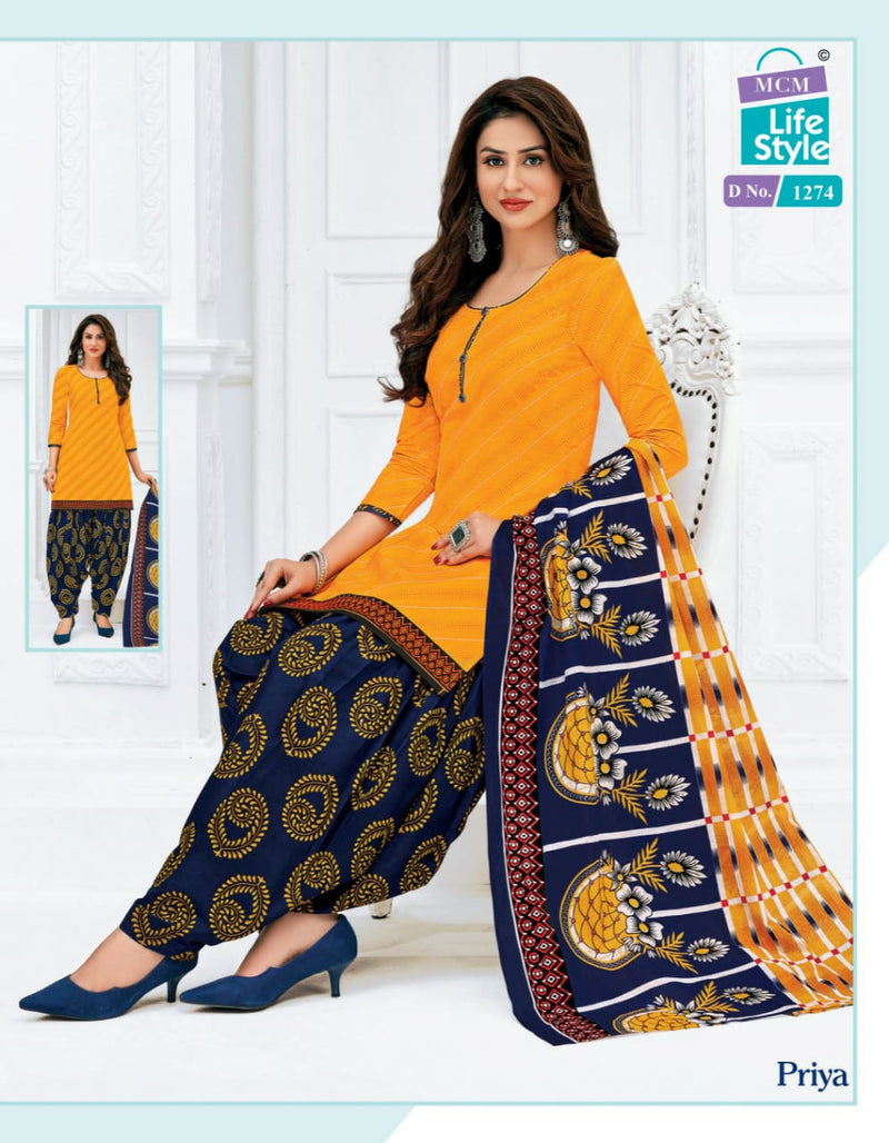 Mcm Priya Vol 12 Cotton Causal Wear Salwar Suit