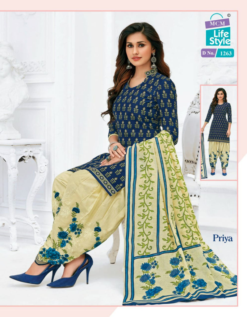 Mcm Priya Vol 12 Cotton Causal Wear Salwar Suit