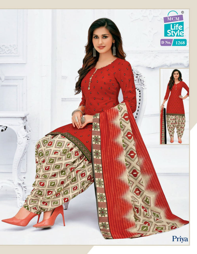 Mcm Priya Vol 12 Cotton Causal Wear Salwar Suit