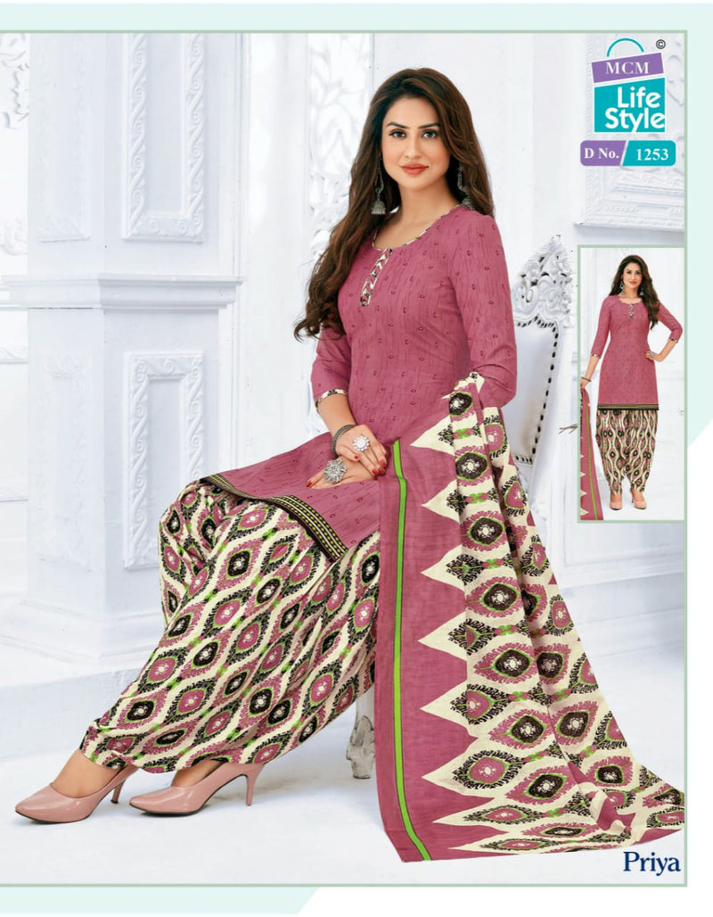 Mcm Priya Vol 12 Cotton Causal Wear Salwar Suit