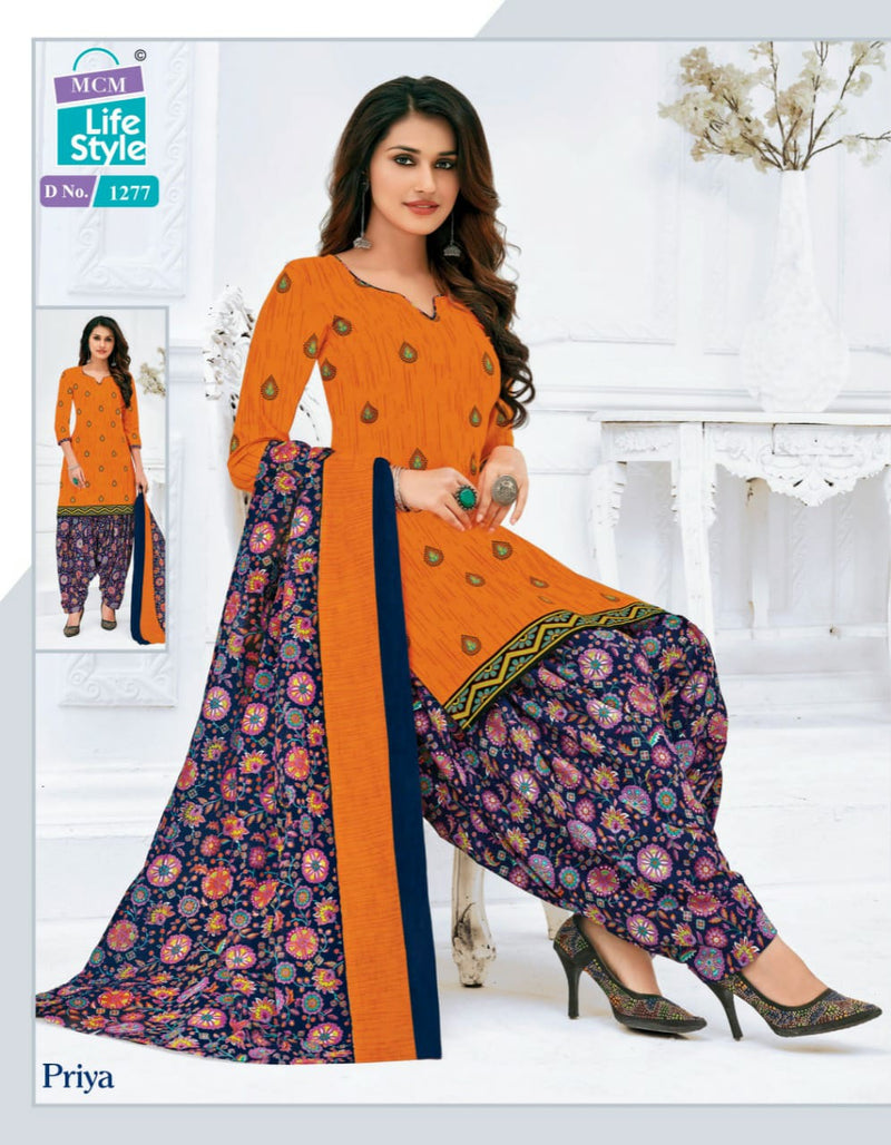 Mcm Priya Vol 12 Cotton Causal Wear Salwar Suit