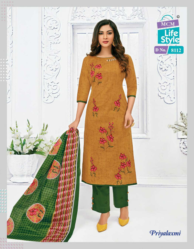 Mcm Lifestyle  Priyalaxmi Vol 22 Cotton Printed Festive Wear Salwar Suits