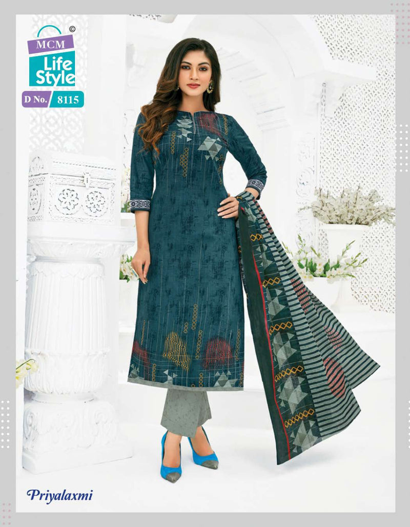 Mcm Lifestyle  Priyalaxmi Vol 22 Cotton Printed Festive Wear Salwar Suits