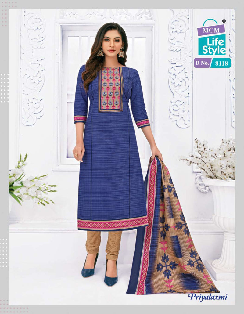 Mcm Lifestyle  Priyalaxmi Vol 22 Cotton Printed Festive Wear Salwar Suits