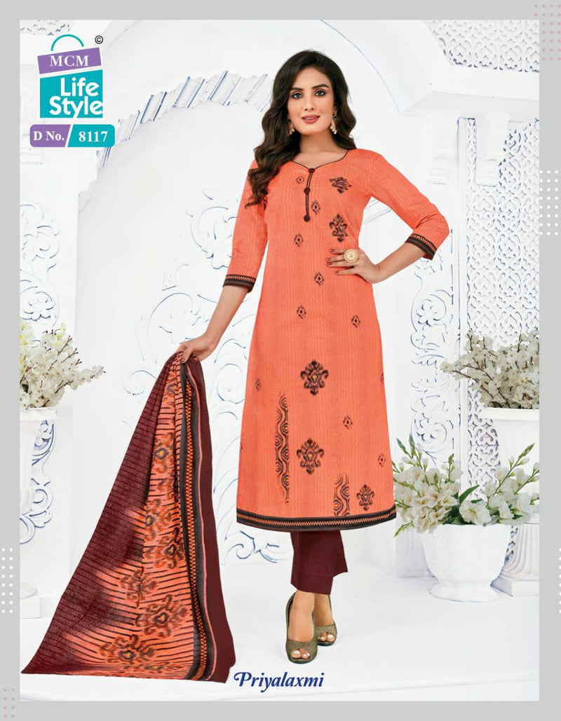 Mcm Lifestyle  Priyalaxmi Vol 22 Cotton Printed Festive Wear Salwar Suits