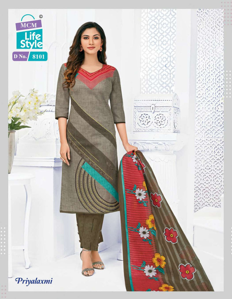 Mcm Lifestyle  Priyalaxmi Vol 22 Cotton Printed Festive Wear Salwar Suits