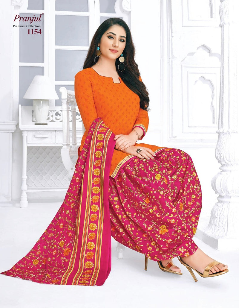 Pranjul Fashion Priyanka Vol 11 Nx Cotton Printed Patiala Style Fancy Festive Wear Salwar Kameez