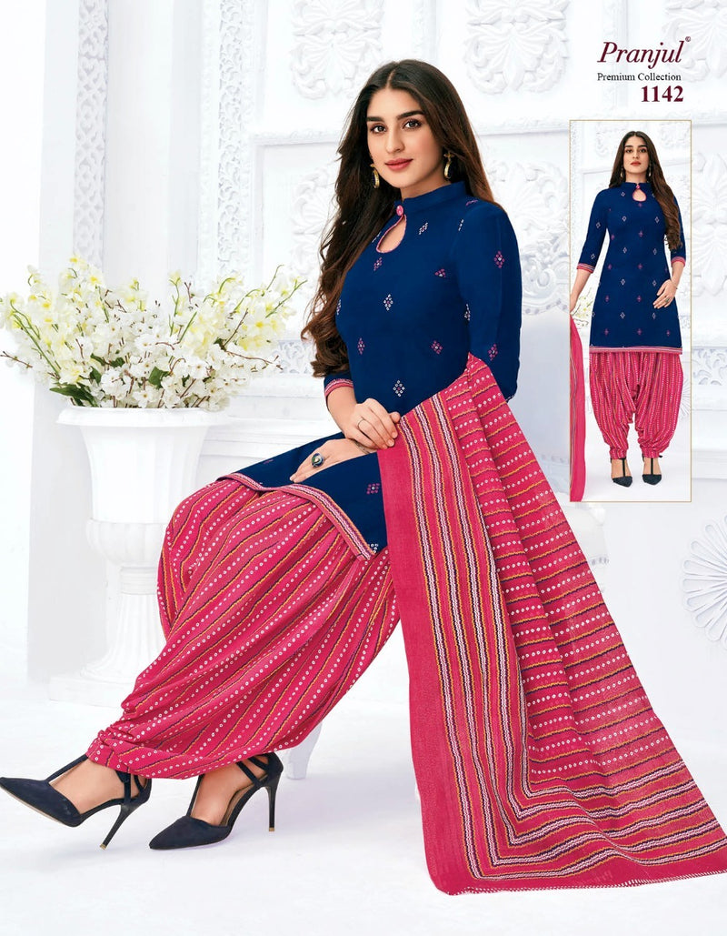 Pranjul Fashion Priyanka Vol 11 Nx Cotton Printed Patiala Style Fancy Festive Wear Salwar Kameez