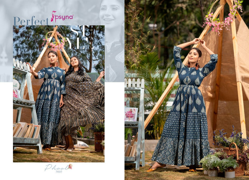 Psyna Phool Vol 5 Cambric Cotton  Stylish Deginer Kurti