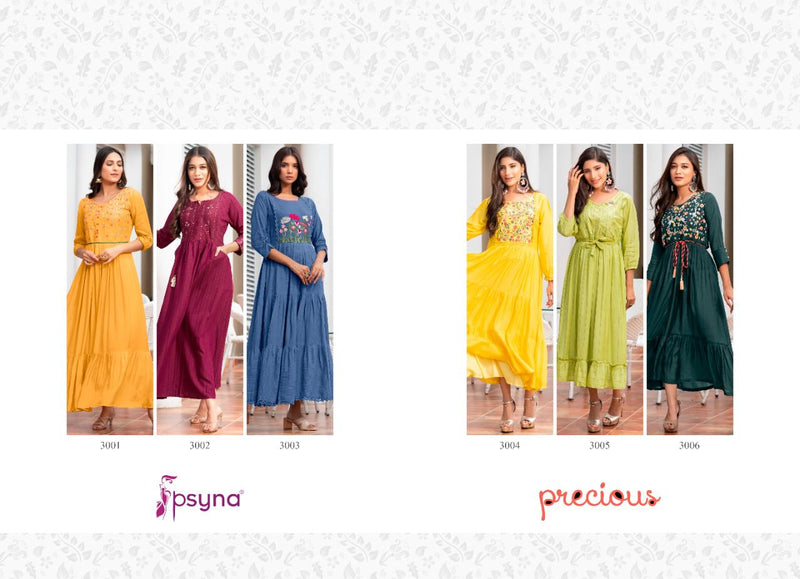 Psyan Precious Vol 3 Stylish Designer Wear Kurti
