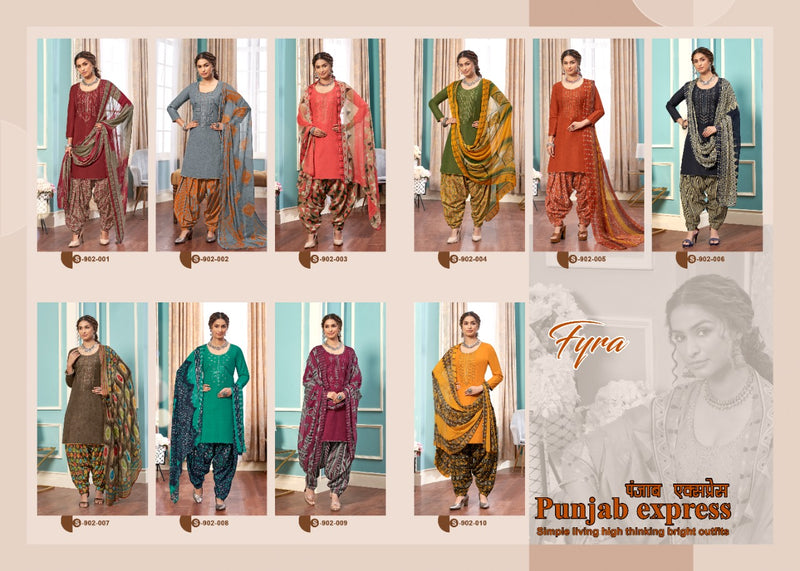 Fyra Punjab Express Soft Cotton  Causal  Wera Salwar Suit
