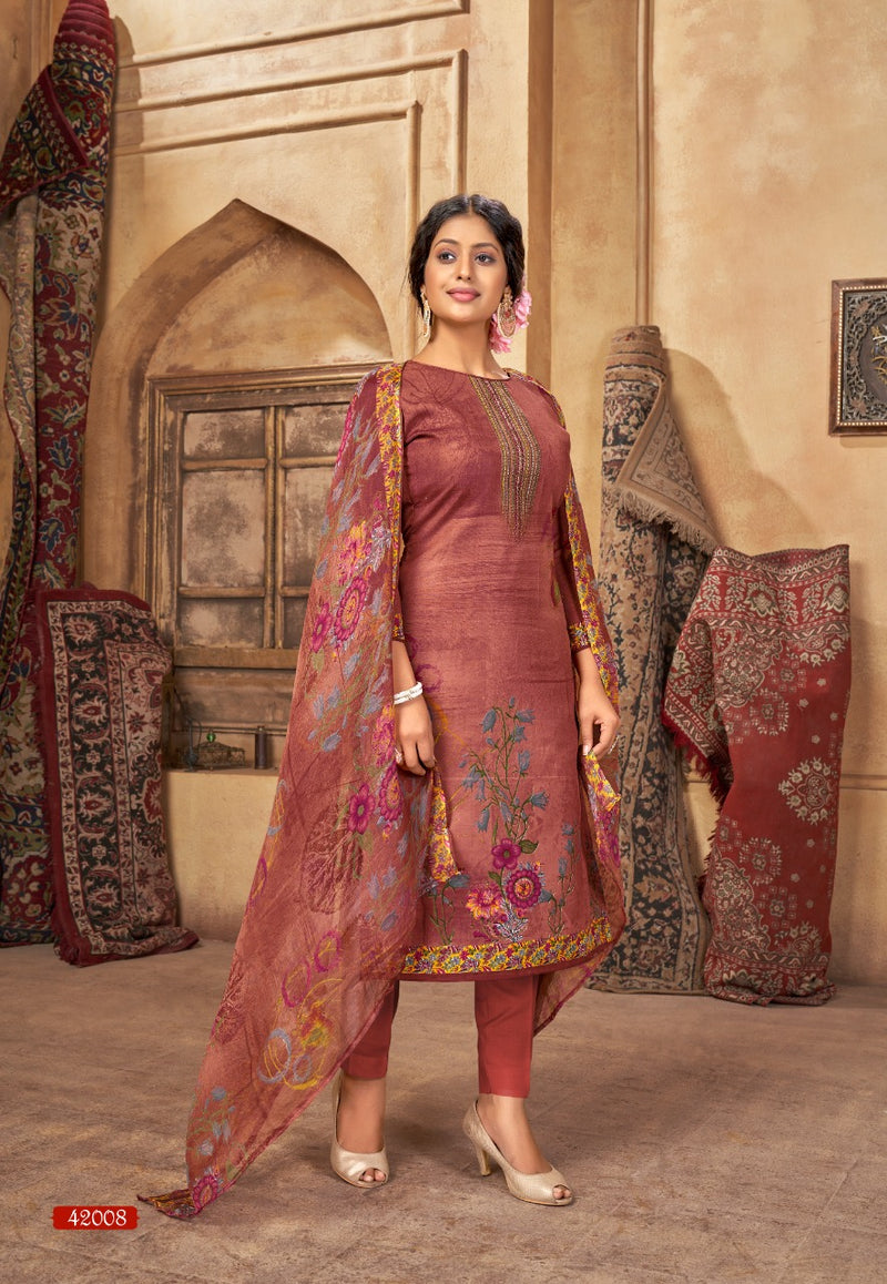 Shiv Gori Silk Mills Punjabi Kudi Vol 24 Indonesia Cotton Printed Party Wear Salwar Suits