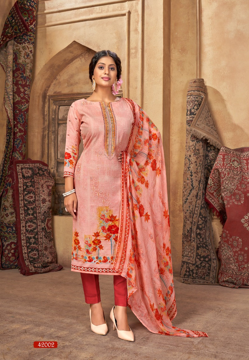 Shiv Gori Silk Mills Punjabi Kudi Vol 24 Indonesia Cotton Printed Party Wear Salwar Suits