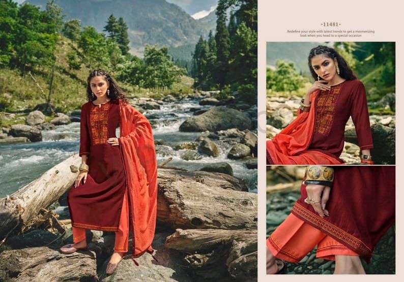 Panch Ratna Ritika Vol 2 Silk With Embroidery Work Fancy Salwar Suit