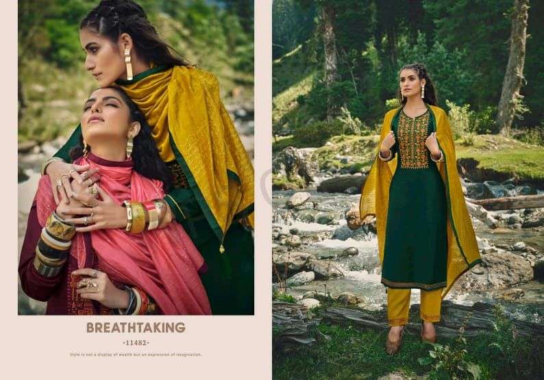 Panch Ratna Ritika Vol 2 Silk With Embroidery Work Fancy Salwar Suit