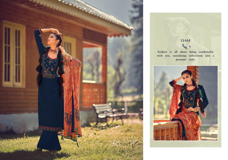 Pancha Ratna Kalpana Parampara Silk With Mirror Work  Salwar Suit