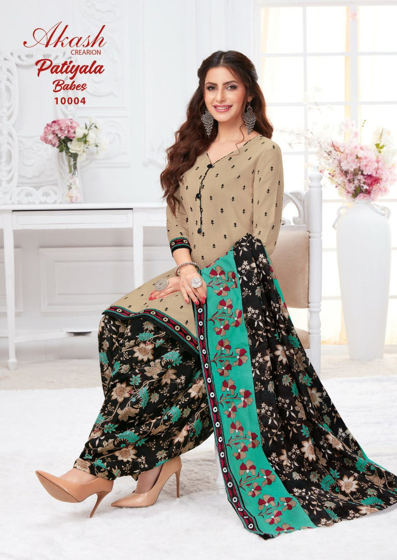 Akash Patiyala Babes Vol 10 Cotton Causal Wear Salwar Suit