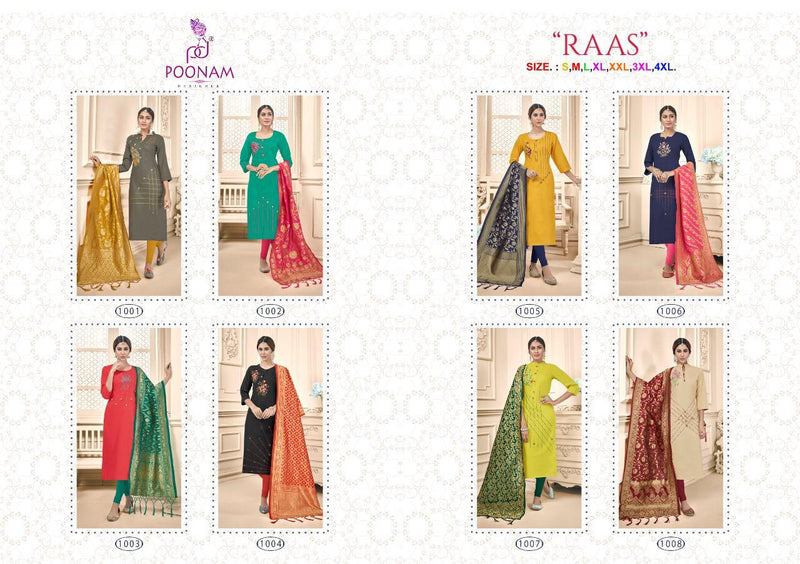 Poonam Designer Launched Raas Cotton Slub Designer Kurtis