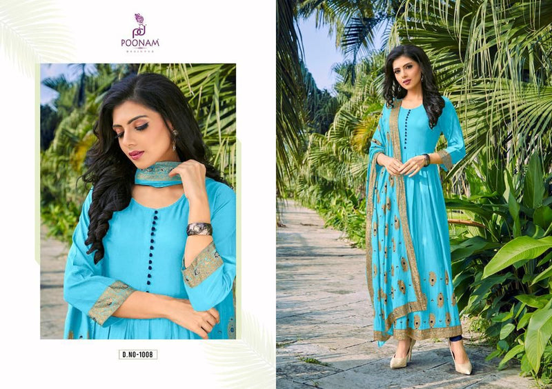 Poonam Designer Sruthi Pure Rayon Casual Official Wear Kurti