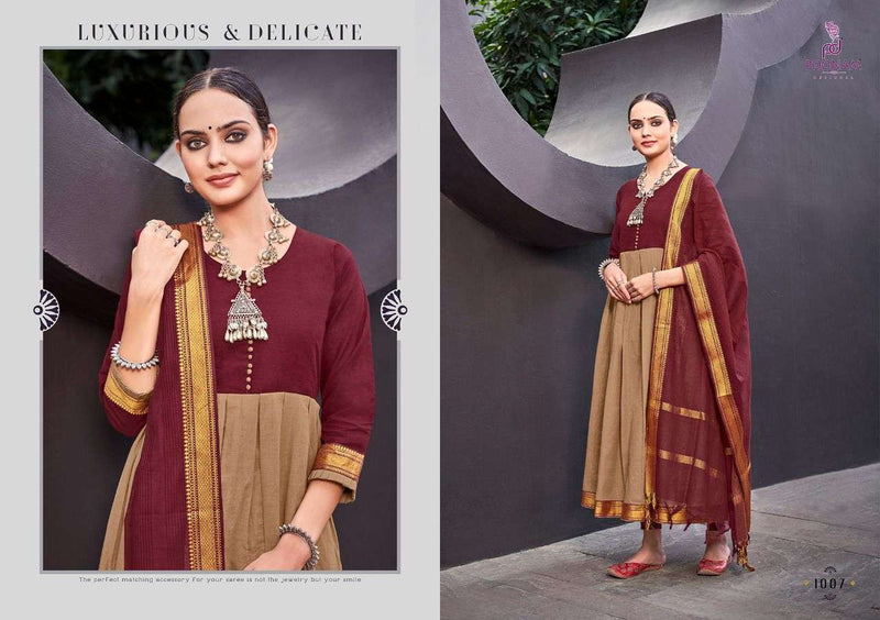 Pooonam Designer Handloom Kali Pure South Cotton Jecard Gown